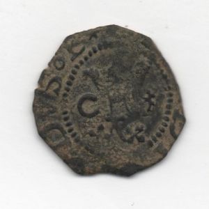 Blanca a nombre de los Reyes Católicos (Cuenca, 1558-1566) ensayador Pedro Román 134582105