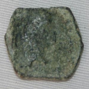 semis de obulco(120-20 a.c.)cabeza de apolo. 188140037