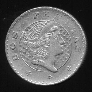 2 Pesetas de plata sin identificar 218416522