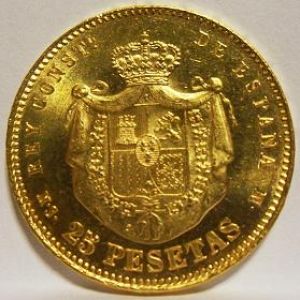 25 Pesetas 1880 MS M 327125162