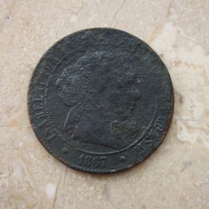5 centimos isabel ii 1867 433292438