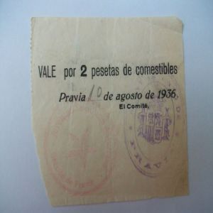 Vale 2 Ptas de Pravia. 646561595