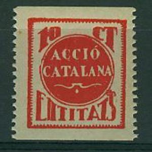 Insignia catalana con la estelada. 719228394