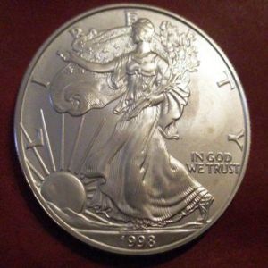 USA- 1998, 1 Dolar de plata 1 OZ Liberty (águila) 944131873