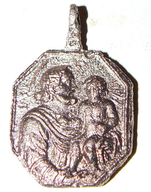 Medalla del Cristo de Chalma y San José (S. XVII-XVIII) 22063962