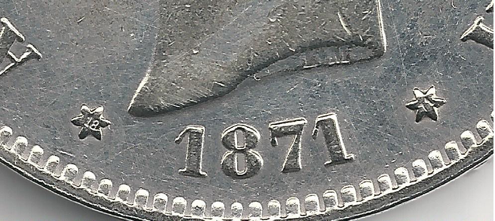 Amadeo I 1871 - 5 Pestas 297610506