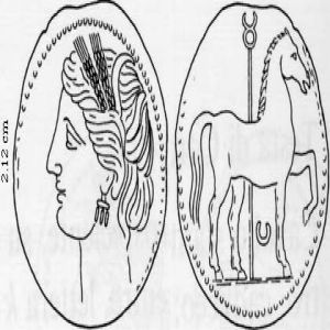 AE21 de Carthago (Zeugitana), 221-210 a.C. 178392021