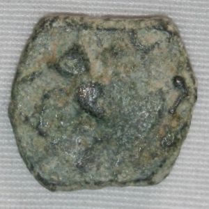 semis de obulco(120-20 a.c.)cabeza de apolo. 188140037