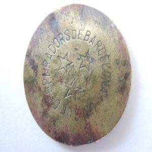moneda ficha 1929 union de cooperadores del fuerte pio barcelona 10 centimos 317285564