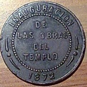 Medalla Conmemorativa Templo del Pilar 1872 53672484