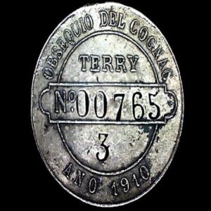 FICHA OBSEQUIO DEL COGNAC TERRY, 1910 830179194