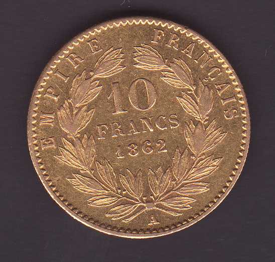 10 Francos de Oro, Napoleón III 195892466